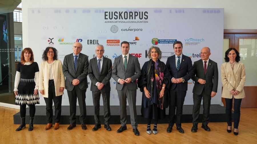 Euskorpus, proyecto impulsado por el Gobierno Vasco, llevará el euskera a la revolución de la IA, garantizando de esta manera el futuro de la lengua vasca en una sociedad cada vez más digital Euskorpus, proyecto impulsado por el Gobierno Vasco, llevará el euskera a la revolución de la IA, garantizando de esta manera el futuro de la lengua vasca en una sociedad cada vez más digital