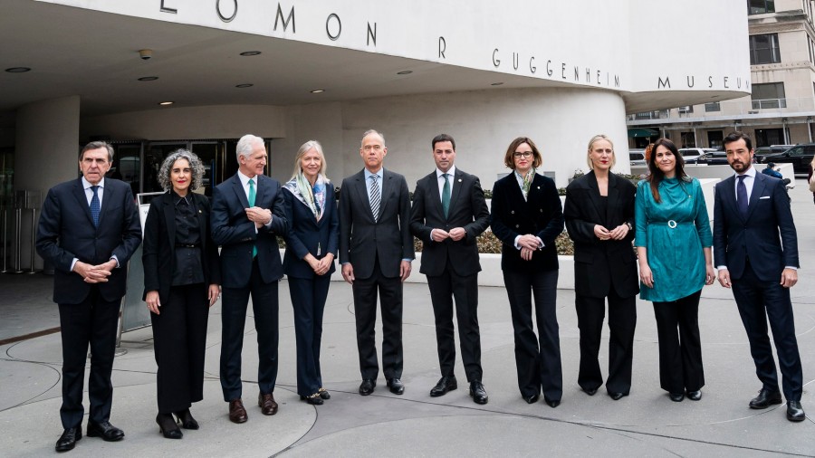 Eusko Jaurlaritzak eta Bizkaiko Foru Aldundiak New Yorkeko Solomon R. Guggenheim Fundazioarekin harremanak indartu dituzte Eusko Jaurlaritzak eta Bizkaiko Foru Aldundiak New Yorkeko Solomon R. Guggenheim Fundazioarekin harremanak indartu dituzte
