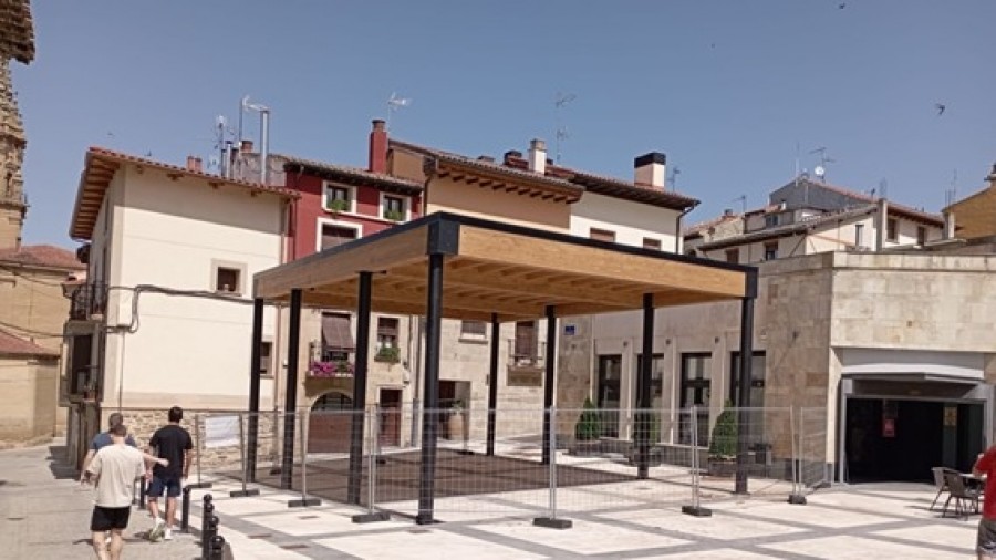 EAJ-PNV tilda de “chapuza” la ubicación de los dos refugios climáticos construidos por EH Bildu en Oion