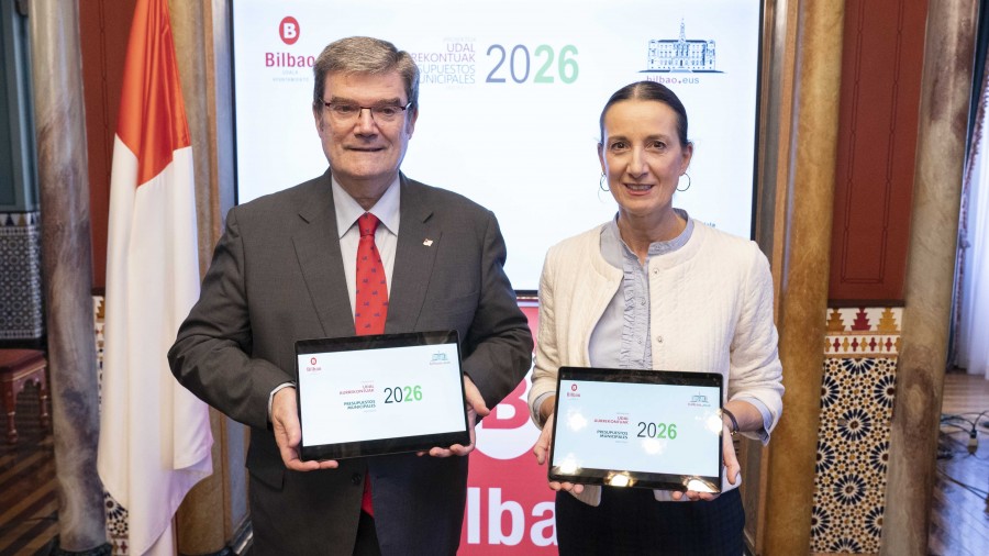 Bilbao contará con 751 millones de euros en 2026 para priorizar la seguridad, vivienda, calidad de los servicios públicos y el empleo