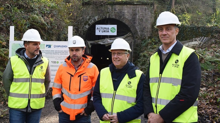 Comienzan las obras del nuevo bidegorri que unirá Urnieta y Lasarte-Oria Comienzan las obras del nuevo bidegorri que unirá Urnieta y Lasarte-Oria