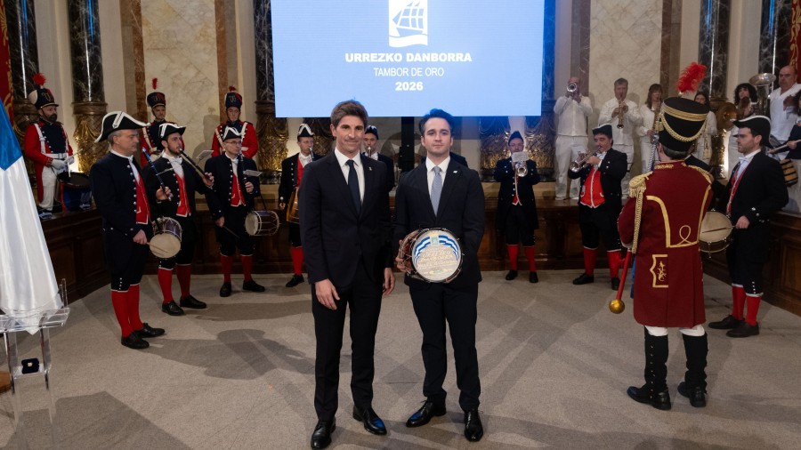 Xabier Anduagak 2026ko Urrezko Danborra jaso du