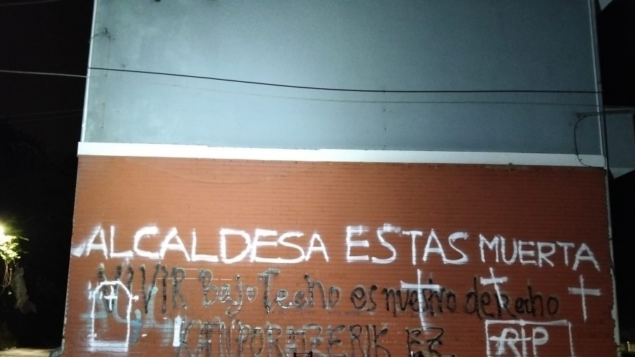 EAJ-PNV muestra su respaldo a la Alcaldesa Esther Iturrioz Rementeria ante las pintadas amenazantes y condena rotundamente estos hechos