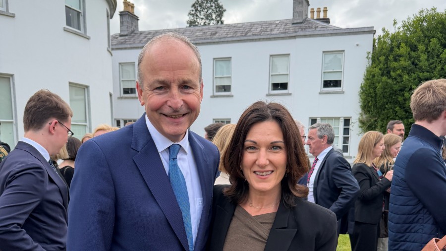 Oihane Agirregoitia y el grupo Renew Europe se reúnen con el Taoiseach de Irlanda, Micheál Martin