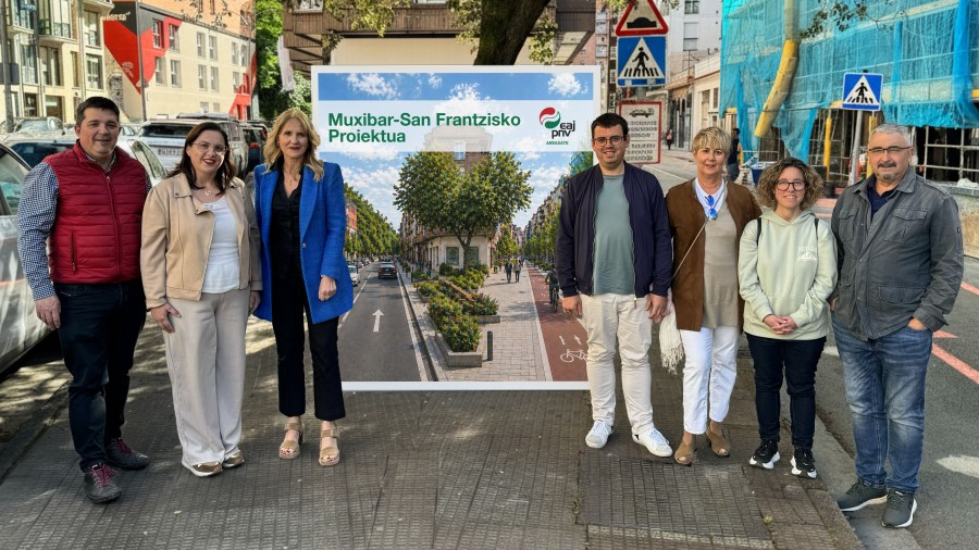 EAJ-PNVk Muxibar-San Frantzisko aurkeztu du Zarugalde eraldatzeko eta Arrasateko mugikortasuna hobetzeko benetako alternatiba gisa