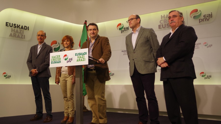 Aitor Esteban: “Que PP y PSOE celebren hoy el Estatuto sería un mal chiste si no fuera un tema tan importante”