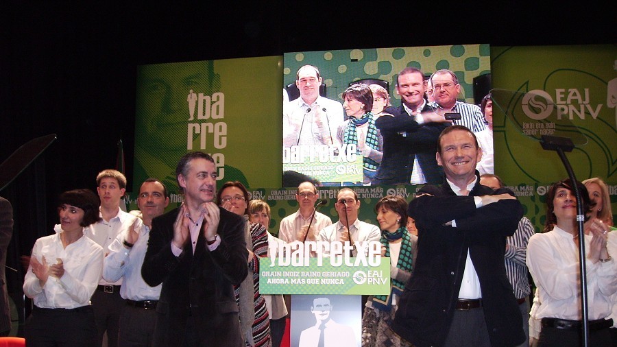 Urkullu en el acto de Donostia Urkullu en el acto de Donostia