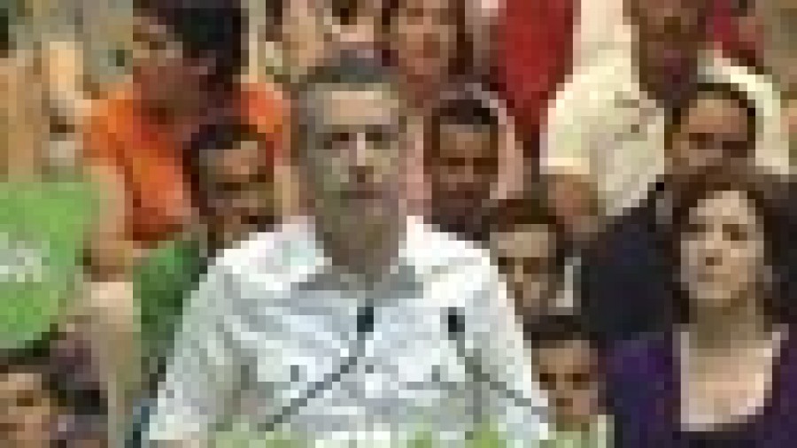 Iñigo Urkullu la Casillako ekitaldian Iñigo Urkullu la Casillako ekitaldian