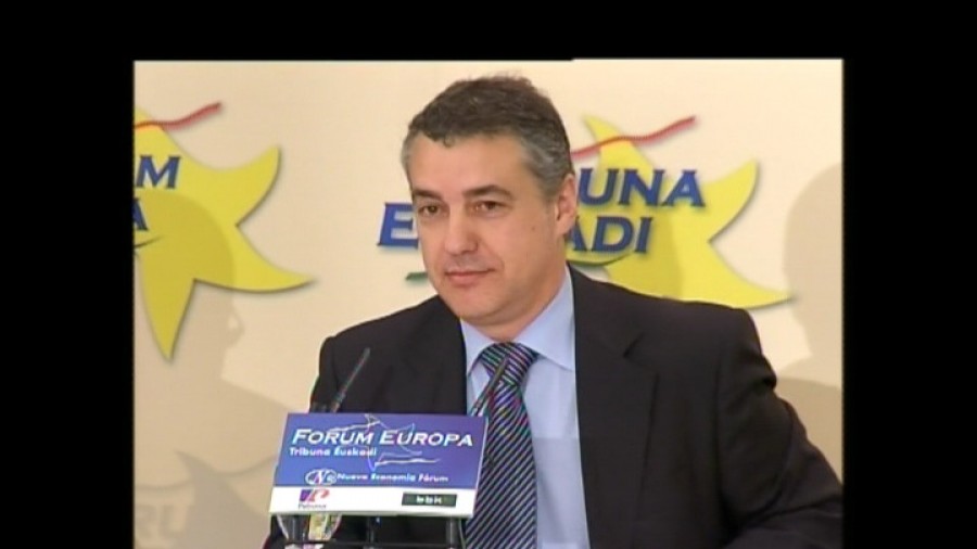Iñigo Urkulluren hitzaldia Nueva Economía Forum-en
