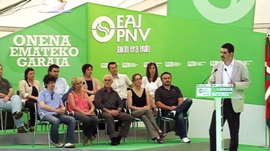 Donostian ekitaldia (Trinitate plaza): Eneko Goia